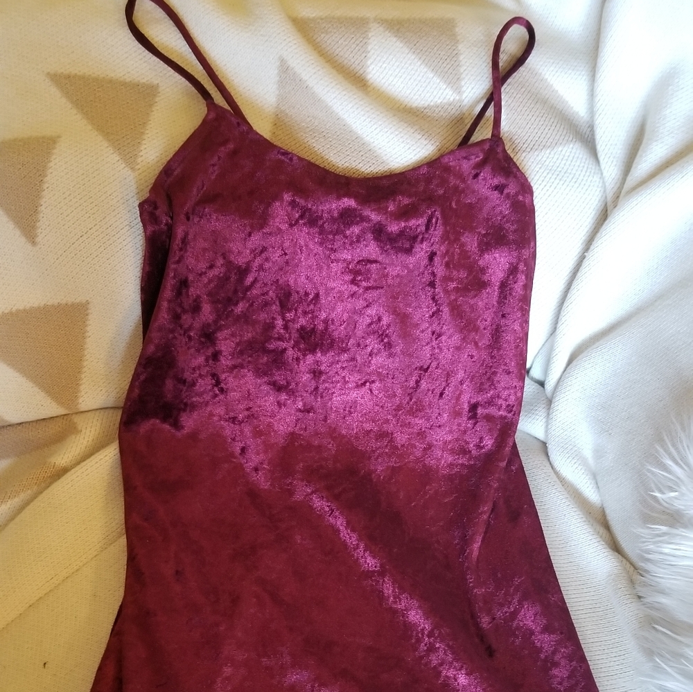 Red Velvet Dress